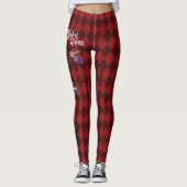 Harley Quinn met Fuzzy Dice Leggings (Voorkant)