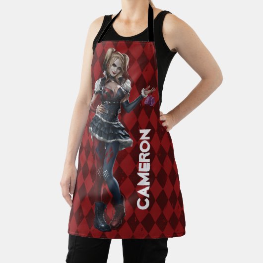 Harley Quinn met Fuzzy Dice Schort (Insitu)