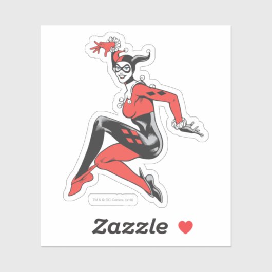 Harley Quinn Pose Sticker (Vel)