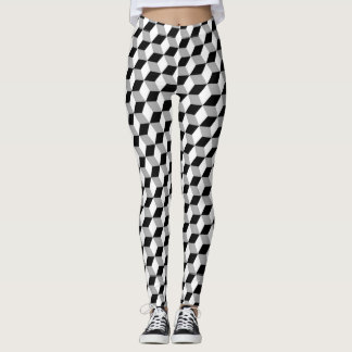 Harley Quinn zwarte en witte leggings