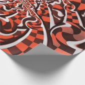 Harley Quinn's peppermint Candycan Kust Fractals Cadeaupapier (Hoek)