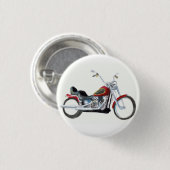 Harley Soft-tail op maat Ronde Button 3,2 Cm (Voorkant /achterkant)