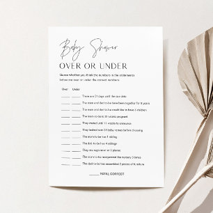 HARLOW Baby over of onder de Kaart van het Spel va