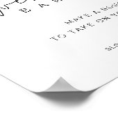 HARLOW Bordrukbalk 8x10 Poster (Hoek)