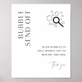 HARLOW Bubbles Weduwen Afmelden Poster (Voorkant)