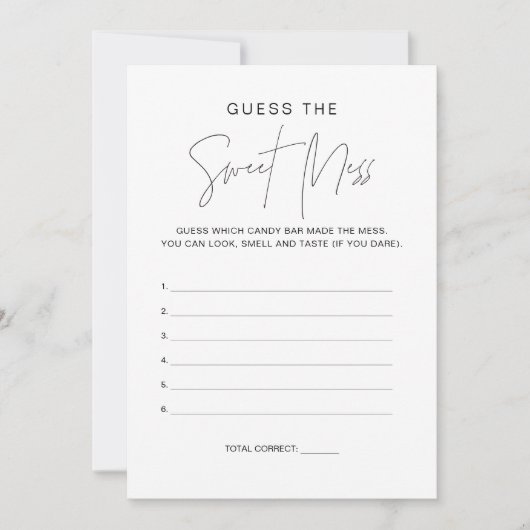 HARLOW devine la carte de jeu Sweet Mess (Devant)