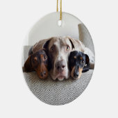 Harlow, Indiana en Reese Keramisch Ornament (Rechts)