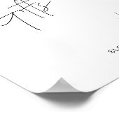 HARLOW-Kaarten en cadeaubonnen Poster (Hoek)