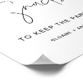 HARLOW Late Night Snacks Weddenschap Poster (Hoek)