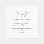 HARLOW Leuke Feiten Over Bruid & bruidegom (set va Servet (Voorkant)