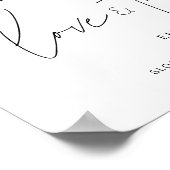 HARLOW Love and Tacos Sign Poster (Hoek)