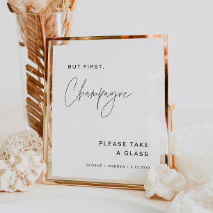 HARLOW, maar first champagne Weddenschap Poster