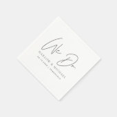 HARLOW Modern Minimalist We doen bruiloft Servet (Hoek)