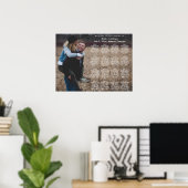 HARLOW Moderne Sjabloon van de Fotozentabel Poster (Thuiskantoor)