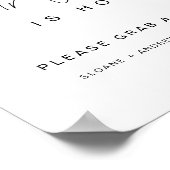 HARLOW Onze Liefde Is Heet Trouwwaaier Handtekenin Poster (Hoek)