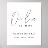 HARLOW Onze Liefde Is Heet Trouwwaaier Handtekenin Poster (Voorkant)