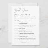 HARLOW over of onder de Kaart van het Spel van het (Voorkant)