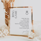 HARLOW Ring Game Trouwjurk Niet Zeggen Poster