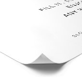 HARLOW Taco Bar Weddenschap Poster (Hoek)