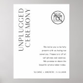 HARLOW Unplugged Ceremony Wedding 18x24 Poster (Voorkant)