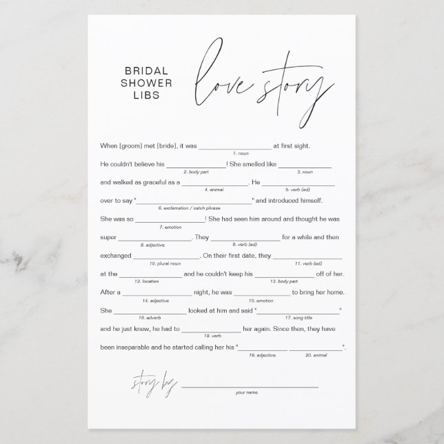 HARLOW Vrijgezellenfeest lib, vul de Blanken in (Voorkant)