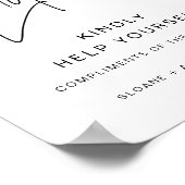 HARLOW Weddenschap dames Bathroom mandje Poster (Hoek)