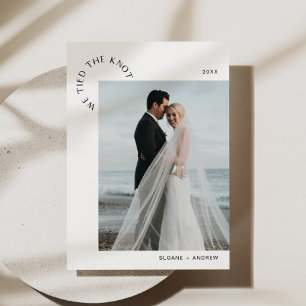 HARLOW Weddenschap Elopement... we hebben de Knot  Kaart