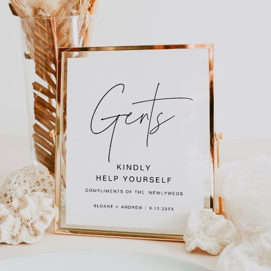 HARLOW Weddenschap Mannen Bathroom mandje Poster