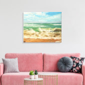 Harlyn Bay Canvas Afdruk (Insitu (Woonkamer))