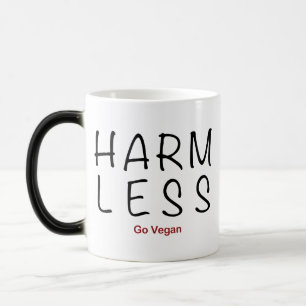 Harm Less - Go Vegan Magische Mok