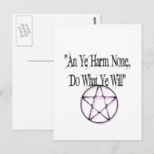 Harm niets, doe wat je wilt briefkaart (Voorkant / Achterkant)