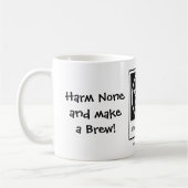 Harm none en make a Brew - Pagan Wiccan Mok Cup (Links)