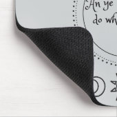 Harm None Wicca Mousepad Muismat (Hoek)