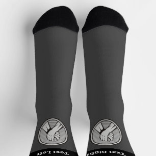 Harm Wrestling Silver Socks Sokken
