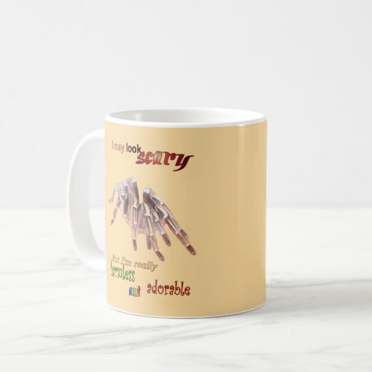 Harmless Tarantula Coffee Mok (Voorkant links)