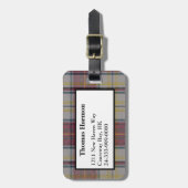 Harmon Dress Tartan Pset Bagagelabel (Voorkant verticaal)