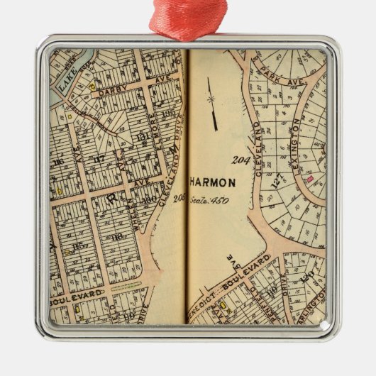 Harmon Park, New York 2 Metalen Ornament (Voorkant)