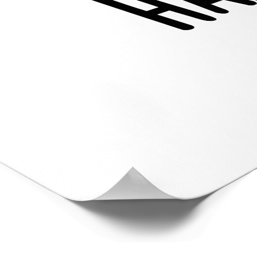 Harmoni-cat Funny Harmonica Cat Pun Poster (Hoek)