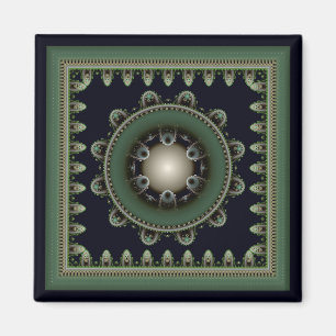 Harmonic fractal mandala magnet magneet