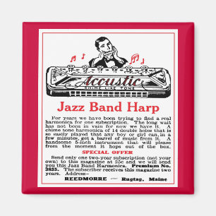 Harmonica Ad Magnet Magneet