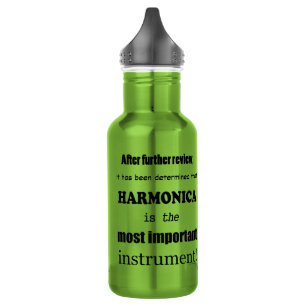 Harmonica belangrijkste instrument waterfles
