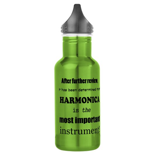 Harmonica belangrijkste instrument waterfles  (Links)