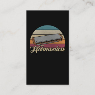 Harmonica Blues Musical Instrument Visitekaartje