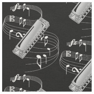 Harmonica Fabric - Donker Stof