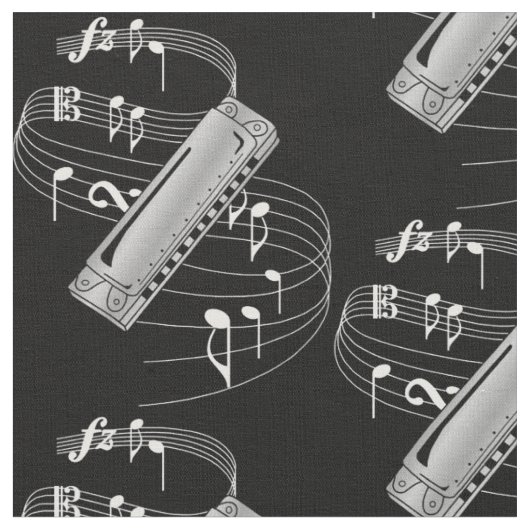 Harmonica Fabric - Donker Stof (Close Up)