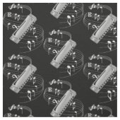 Harmonica Fabric - Donker Stof (Swatch)