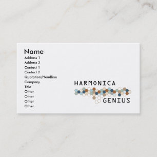 Harmonica Genius Visitekaartje