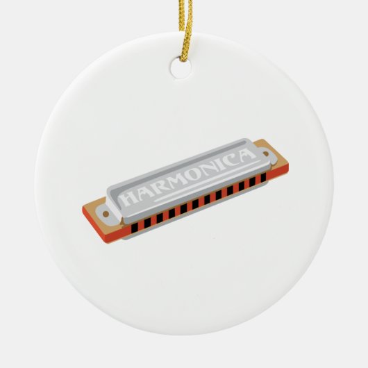 Harmonica Keramisch Ornament (Voorkant)
