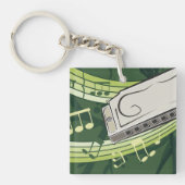 Harmonica Music Sleutelhanger (Voorkant)