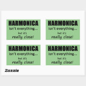 Harmonica n'est pas tout Sticker rectangulaire (Feuille)